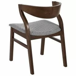 Beliani Eetkamerstoel Set Van 2 Donkerhout Grijs MAROA -Exporteren Stoelen Winkel undef src sa picid 837239 type whitesh image scaled