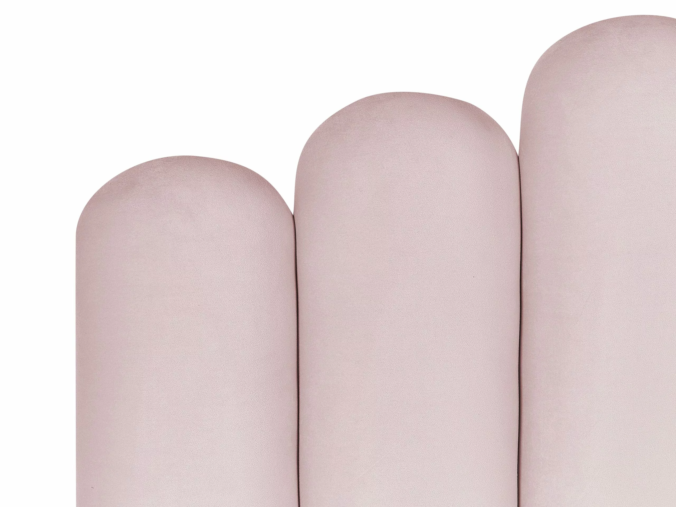 Beliani Velvet Ottomaan Bed Roze VINCENNES Verschillende Maten - Afbeelding 7