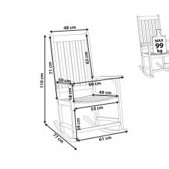 Beliani Tuinstoel Acaciahout Lichtbruin BOJANO -Exporteren Stoelen Winkel undef src sa picid 843677 type whitesh image scaled
