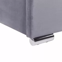 Beliani Bed Met Opbergruimte Fluweel Donkergrijs ROUEN Verschillende Maten -Exporteren Stoelen Winkel undef src sa picid 843803 type whitesh image scaled