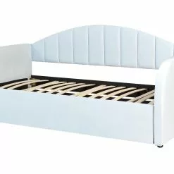 Beliani Bedbank Fluweel Lichtblauw 90 X 200 Cm EYBURIE -Exporteren Stoelen Winkel undef src sa picid 844343 type whitesh image scaled