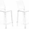 Beliani Barkruk Set Van 2 Kunststof Transparant WELLINGTON -Exporteren Stoelen Winkel undef src sa picid 844589 type whitesh image