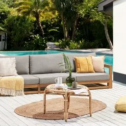 Beliani Tuinbank 3-zits Acaciahout Lichtbruin TIMOR II -Exporteren Stoelen Winkel undef src sa picid 846043 type whitesh image scaled