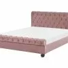 Beliani Waterbed Fluweel Roze AVALLON Verschillende Maten -Exporteren Stoelen Winkel undef src sa picid 846657 type whitesh image
