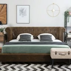 Beliani Waterbed Suède Bruin CAVAILLON Verschillende Maten -Exporteren Stoelen Winkel undef src sa picid 847004 type color image scaled