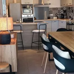 Beliani Eetkamerstoel Set Van 2 Kunststof Zwart UTICA -Exporteren Stoelen Winkel undef src sa picid 847998 type whitesh image