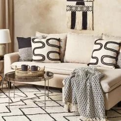 Beliani Salontafel Glas Zwart/zilver LUCEA -Exporteren Stoelen Winkel undef src sa picid 848085 type whitesh image scaled