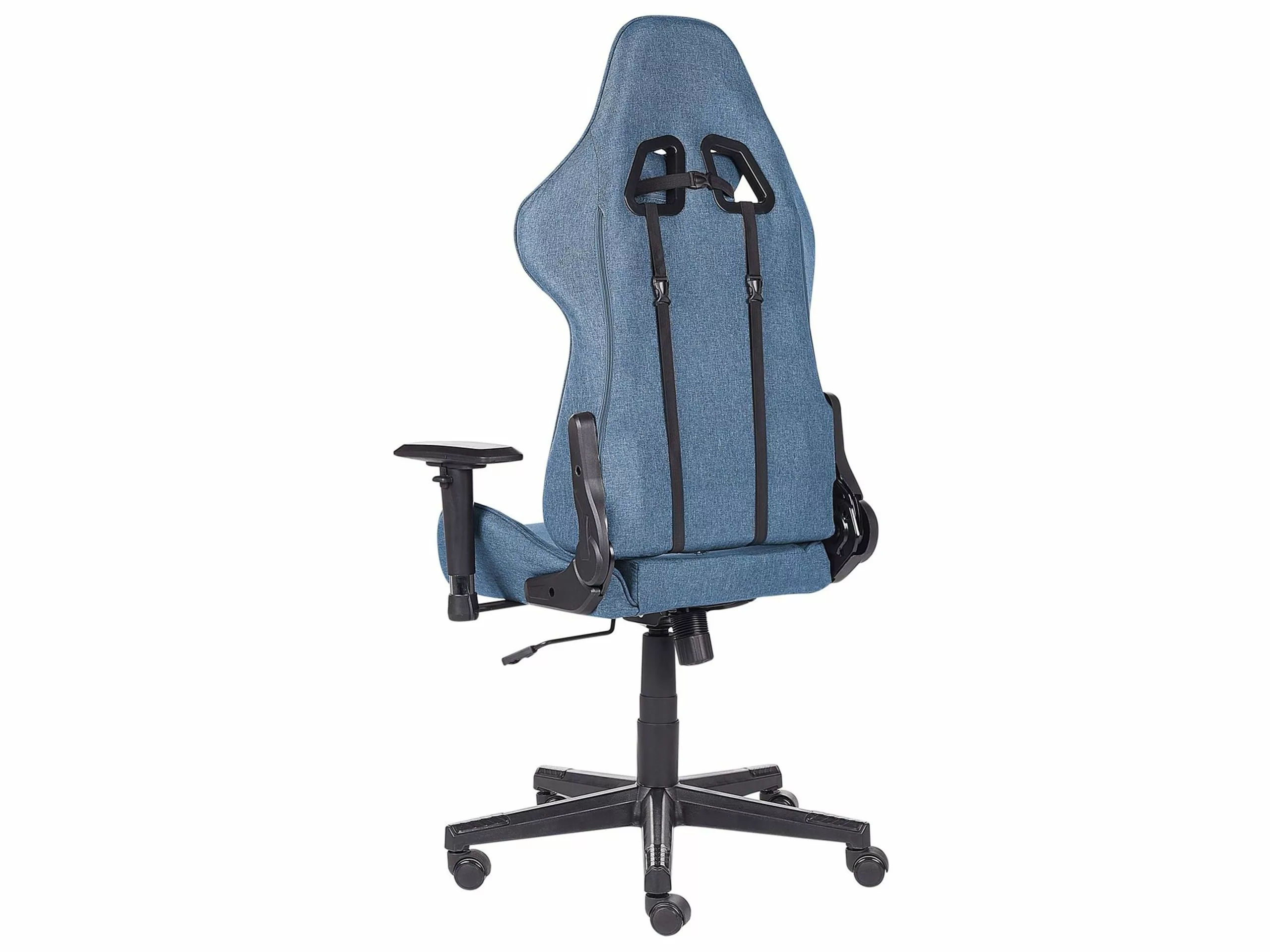 Beliani Gamestoel Polyester Blauw WARRIOR 7 Beliani Gamestoel Polyester Blauw WARRIOR - Afbeelding 5