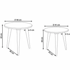 Beliani Bijzettafel Set Van 2 Goud NARRA -Exporteren Stoelen Winkel undef src sa picid 852065 type whitesh image scaled
