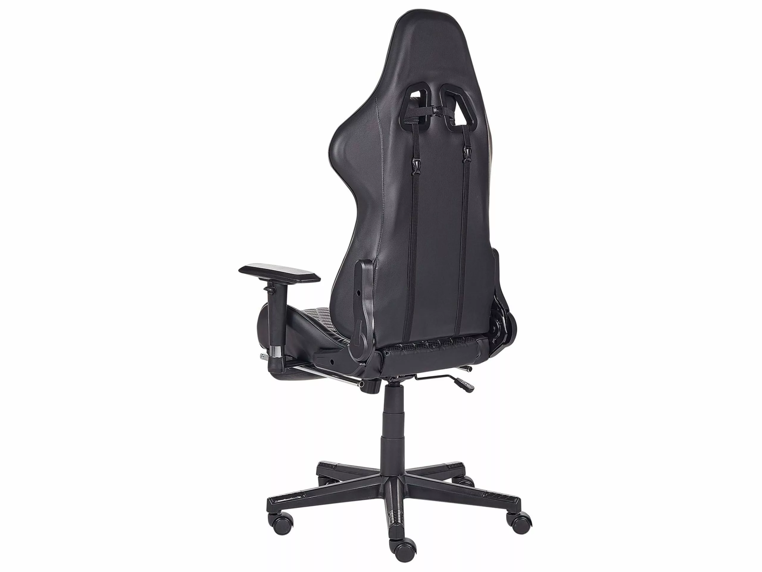 Beliani Gamestoel Kunstleer Zwart VICTORY 9 Beliani Gamestoel Kunstleer Zwart VICTORY - Afbeelding 7