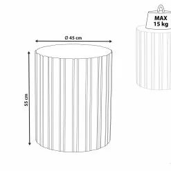 Beliani Bijzettafel Wit DEULI -Exporteren Stoelen Winkel undef src sa picid 852252 type whitesh image scaled