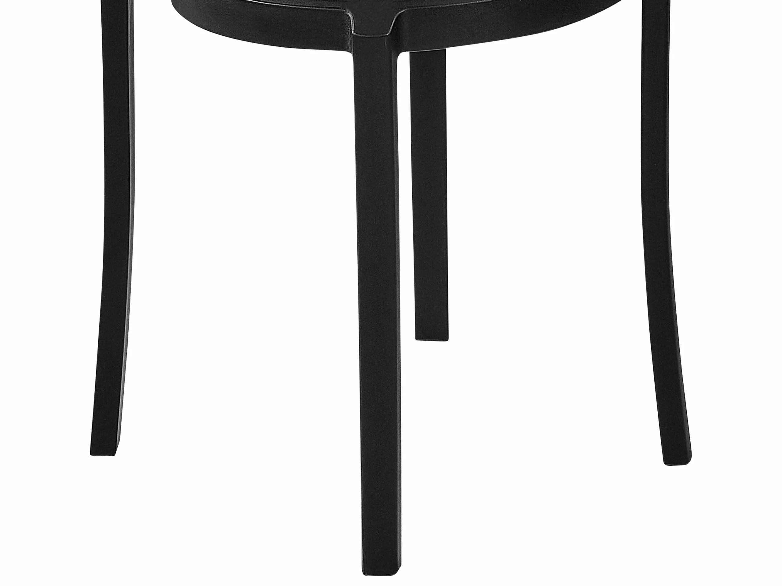 Beliani Eetkamerstoel Set Van 8 Kunststof Zwart VIESTE 8 Beliani Eetkamerstoel Set Van 8 Kunststof Zwart VIESTE - Afbeelding 6